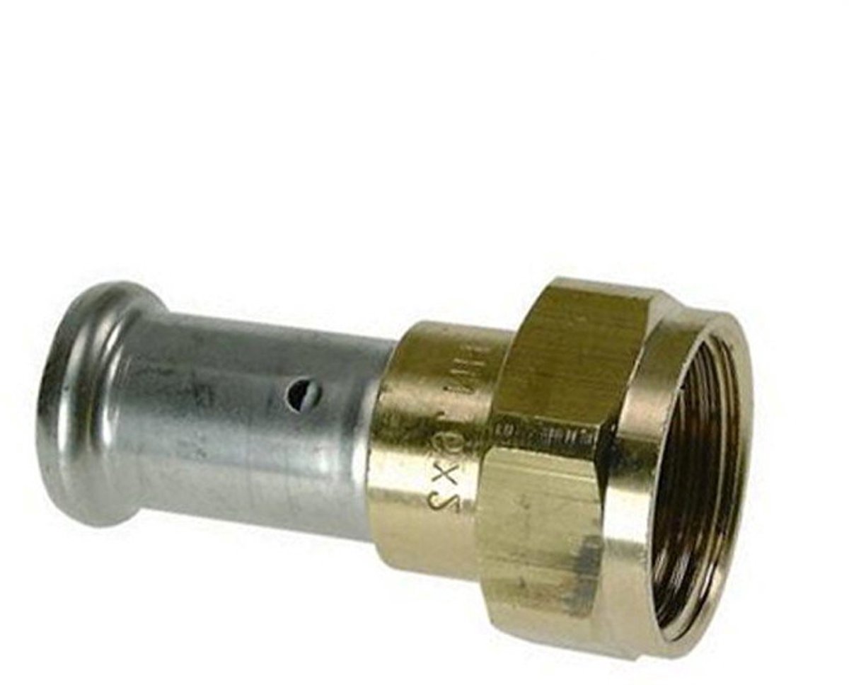 Henco 26P overgangskoppeling - 1 binnendraad x 26 mm pers