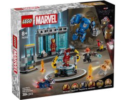 foto van LEGO Marvel Iron Mans Laboratorium: Harnasruimte Set - 76315