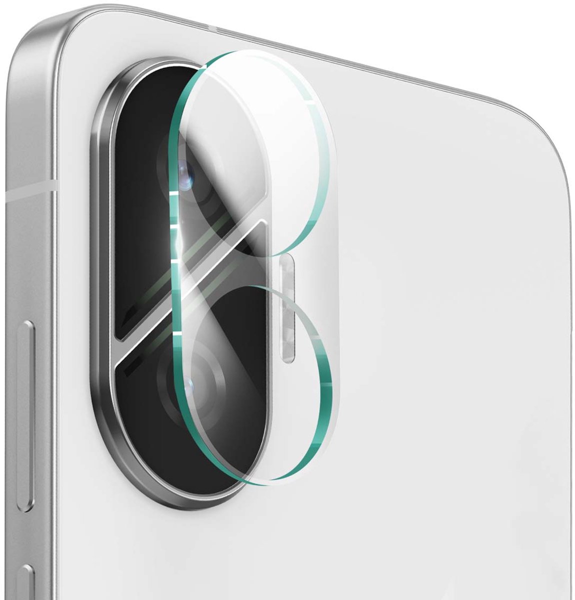 iMak, Lensbescherming Camera voor Xiaomi Poco F7 van Gehard Glas Drievoudige Lens, Transparant