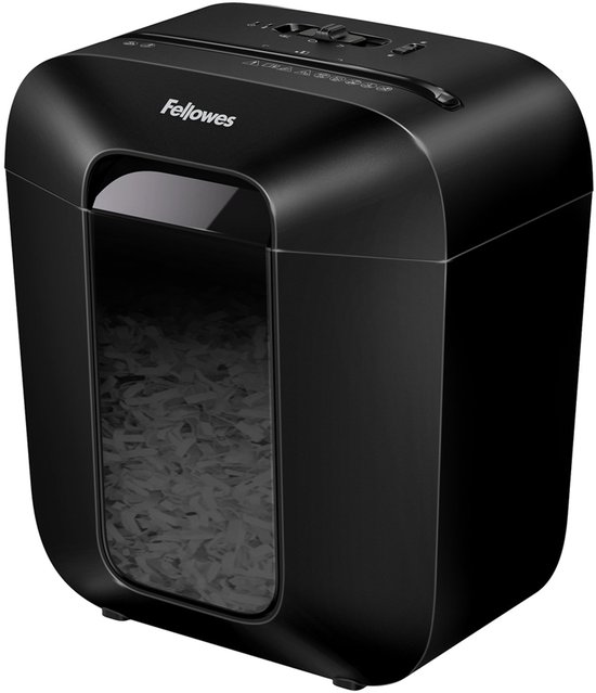 Fellowes LX25 - Destructeur de papier - P4 Cross-Cut - 6 feuilles - 11,5 L - blanc