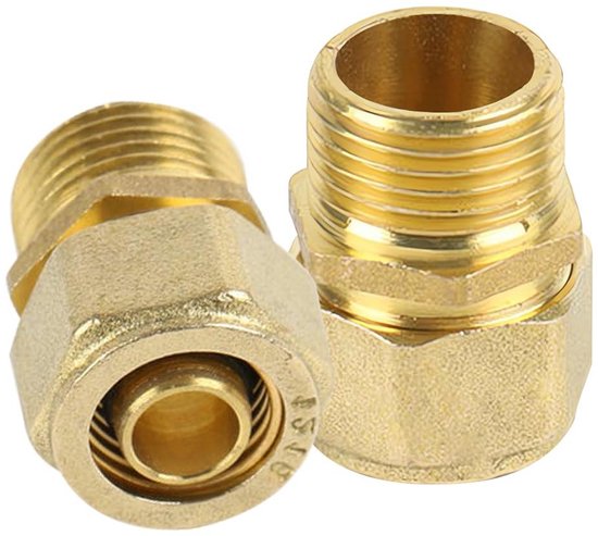 Klemmring Schraubfitting T-Stück reduziert 20x16x16 mm Verbundrohr | Stabilo Sanitär