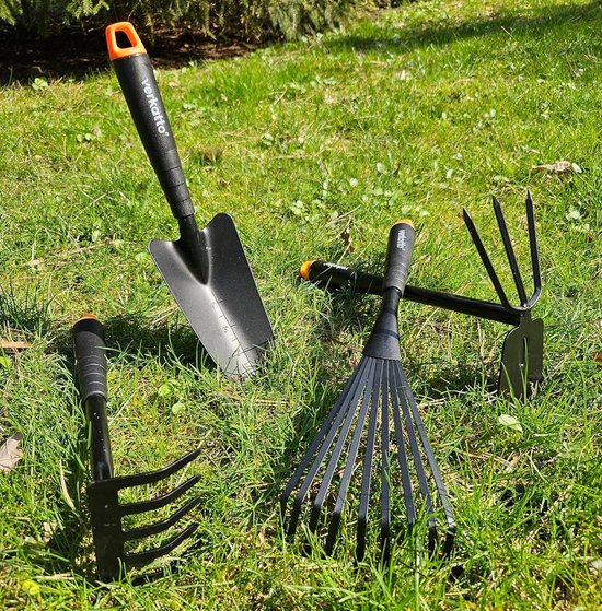 Rake with 5 Teeth / A Small Steel Rake / for Flowers / Width 9 cm — afbeelding 2