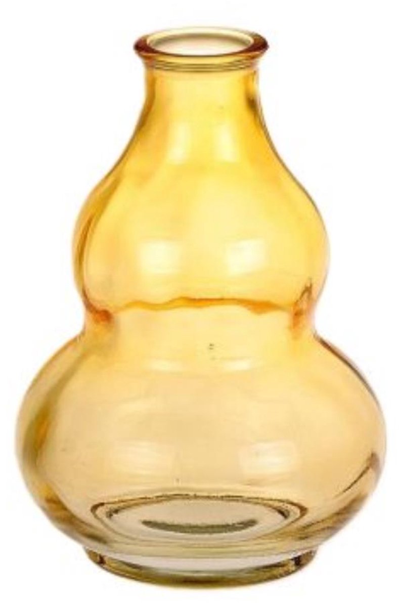 Vaas Bobble geel Ø9xH12,5cm