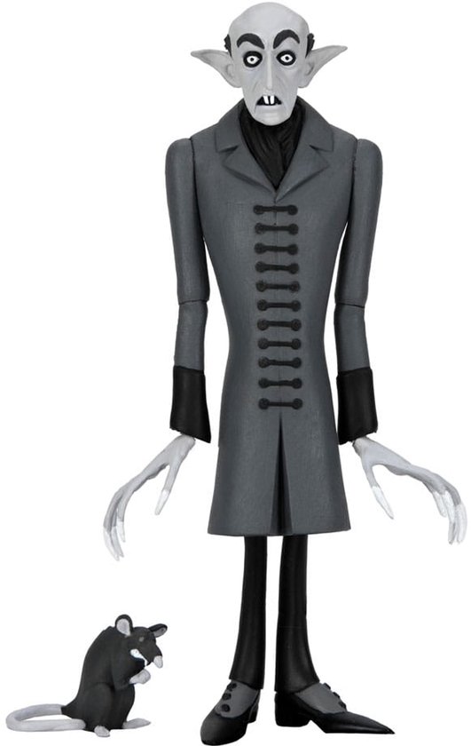 NECA Nosferatu Toony Terrors Action Figure Count Orlok Silver Screen Edition 15 cm Action Figuur