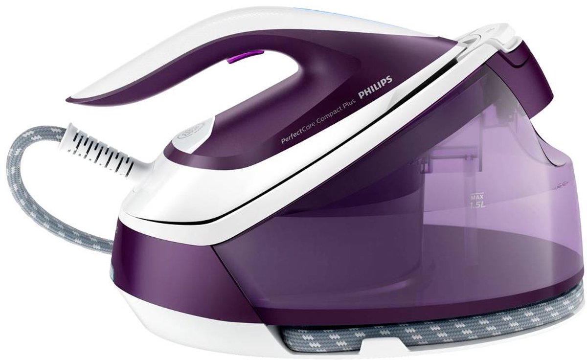 Philips Perfect Care Compact Plus GC7933/30 - Stoomgenerator - 1.5L Watertank - Paars / Wit – foto 7