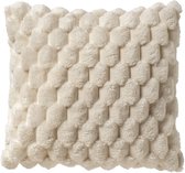 Dutch Decor VIVA - Housse de coussin 45x45 cm - Pierre ponce - beige - avec fermeture éclair - sans coussin intérieur