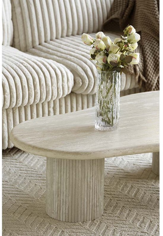 Milton & Oldbrook Table basse 130 cm Tornio Grijs