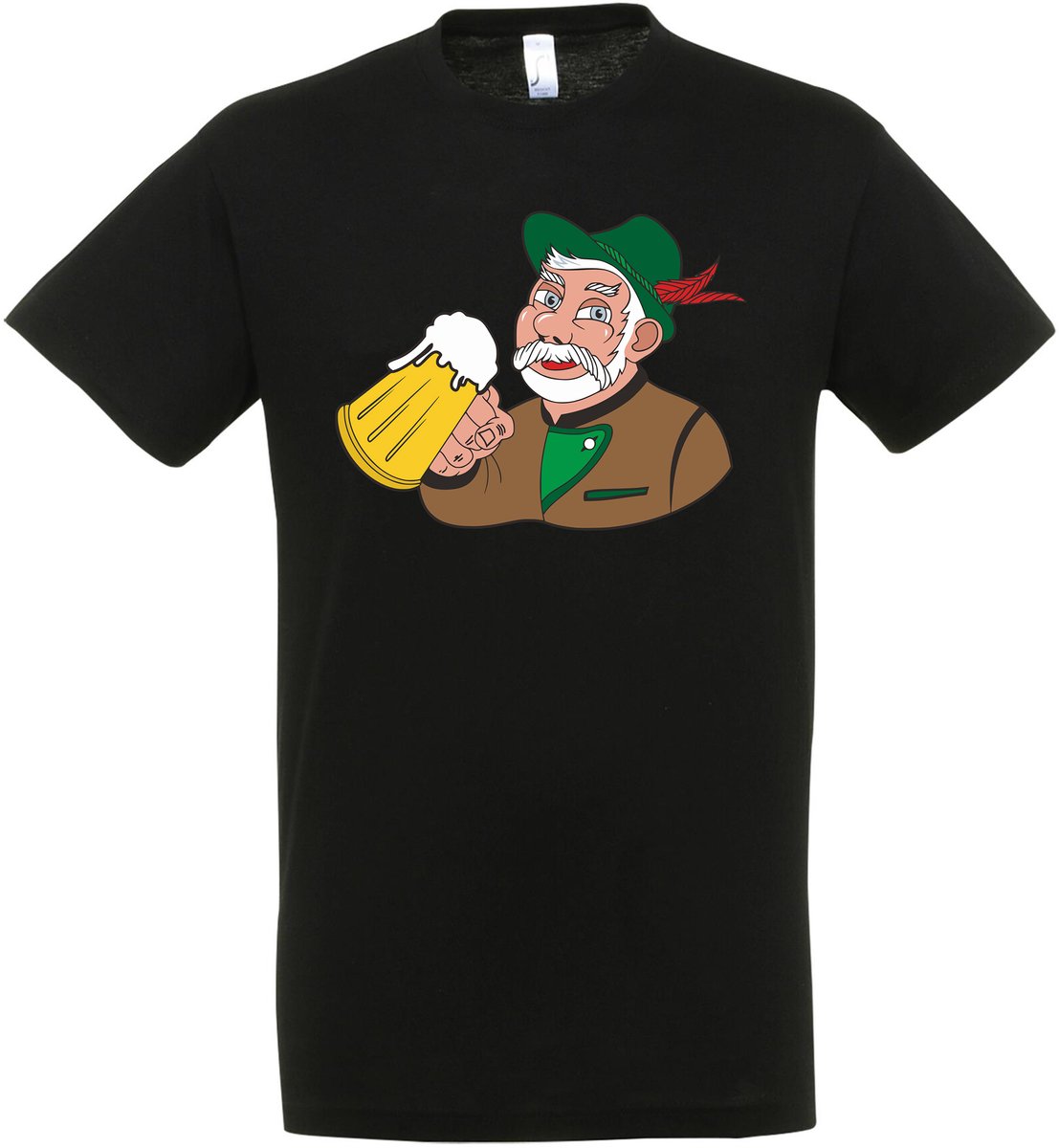 Beierse man T-shirt - Heren Dames Unisex - Oktoberfest outfit - Oktoberfest T-shirt - Bier - Oktoberfest Kleding - Lederhosen - T-shirt - Bierfeest - Bratwurst - Oktoberfest 2026 - Maat XXL