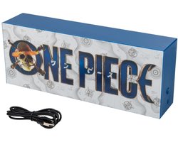One Piece Logo Box Light – Officieel gelicentieerde Netflix anime LED‑lamp, Straw Hat Pirates cadeaus voor popcultuurfans, op batterijen werkende woondecoratie – Paladone