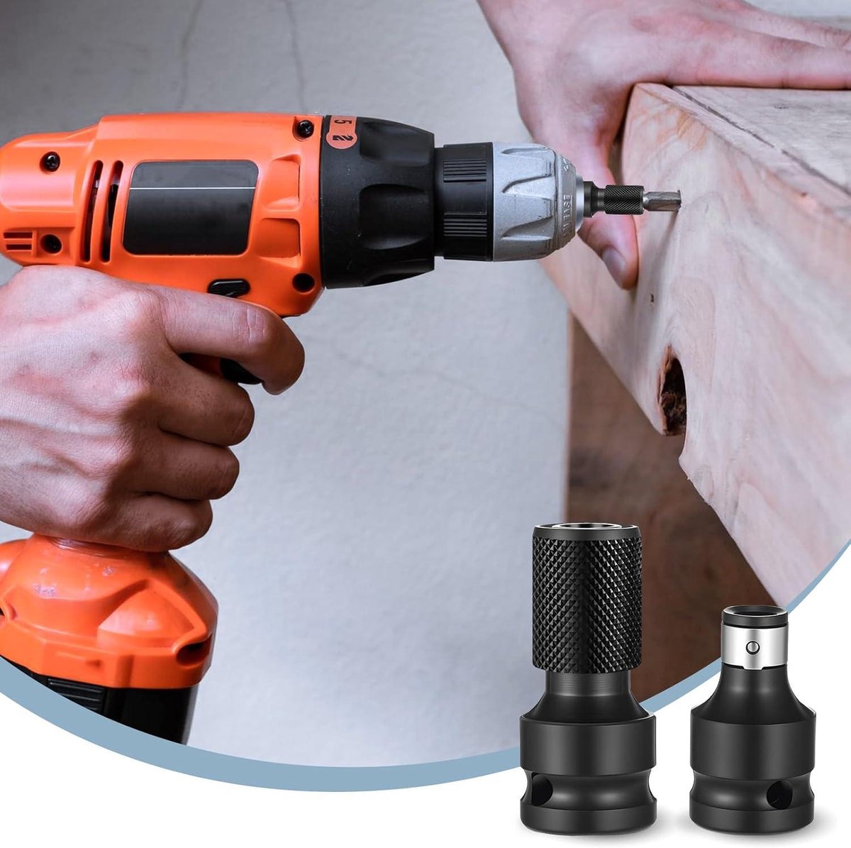 1/4 Hex Shank Socket Adapter 2 stuks SDS Socket Adapter Converter Accessoires kopen vanaf een prijs van 3.26