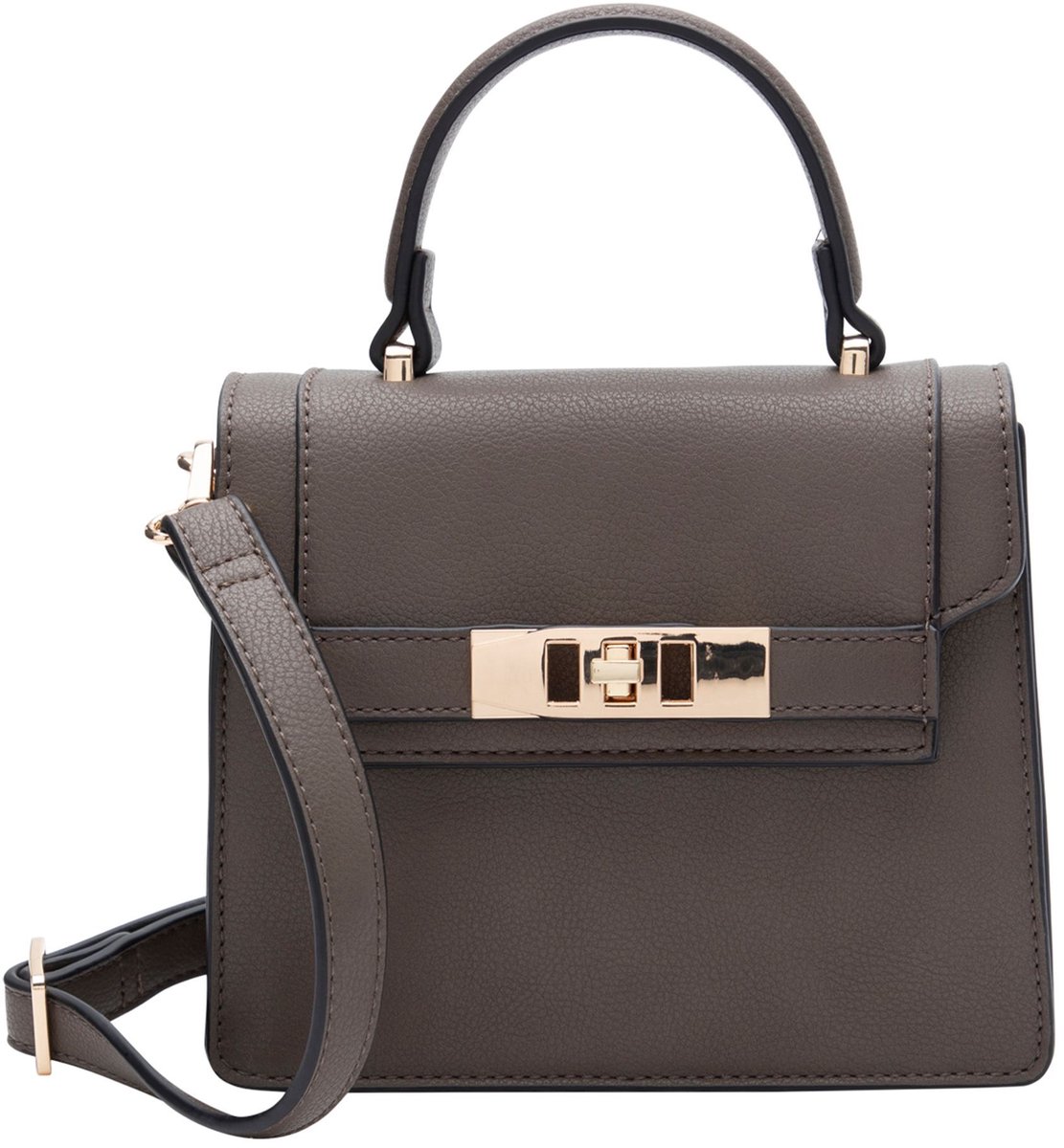 L.CREDI Konstanze Handtas 20 cm - Dames - dark taupe