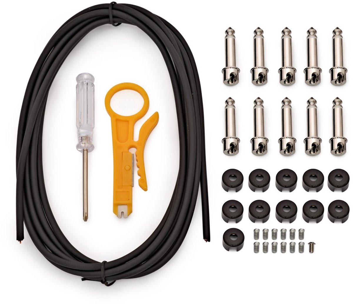 Soldeerloze Jack Patchkabel van Gear4music, Pakket van 10