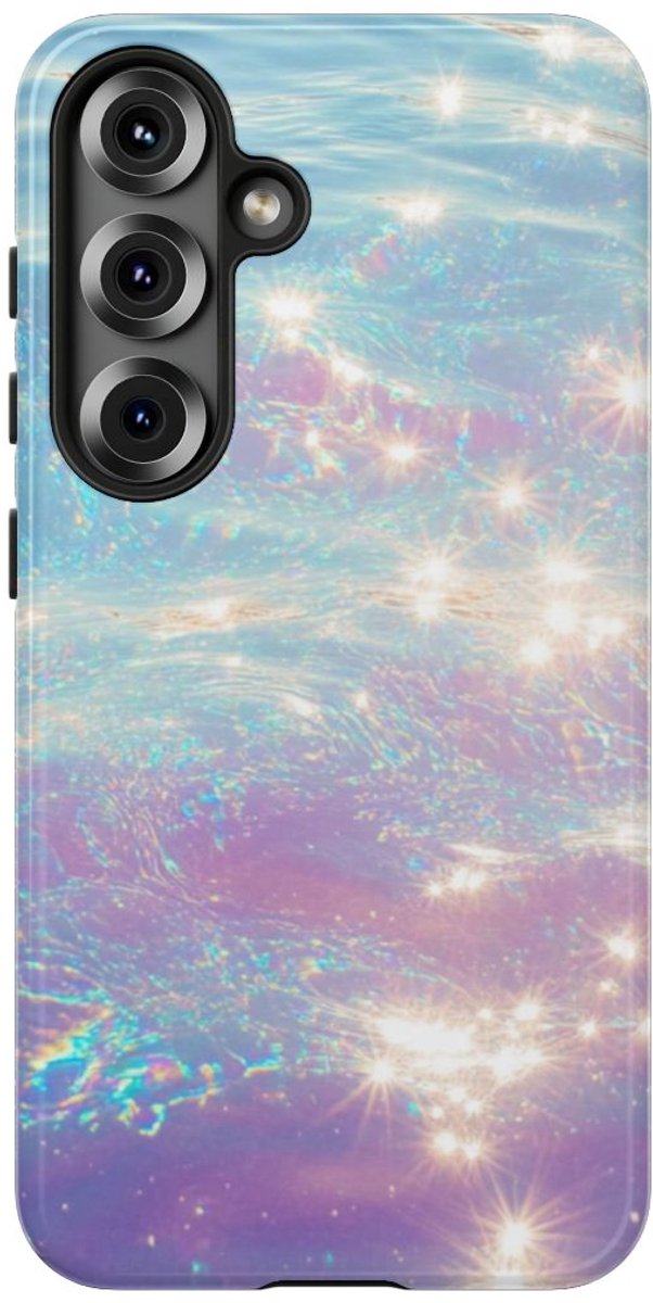 Iridescerend Waterglans Ontwerp – Telefoonhoesje Geschikt voor Samsung Galaxy S25