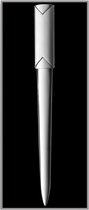 LUXE Metalen Briefopener met RVS Handgreep - Professionele Brief Brieven Post Opener - Postopener - 180MM