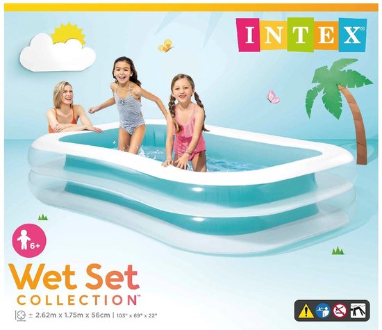 Intex Family Pool Zwembad 262 x 175 cm - Intex