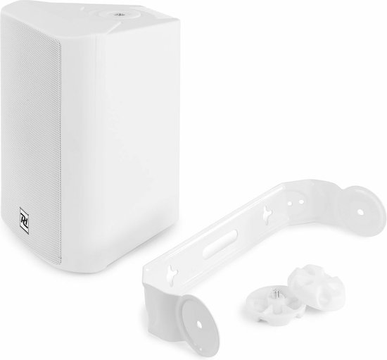Speakerset Bluetooth - Power Dynamics DS65MW - Met mp3 speler en muurbeugels - Wit — afbeelding 5