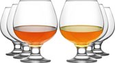LAV kwaliteitswijnglazen, Whiskykom 6 stuks , set van 6 glazen - 390cc, bistroglas