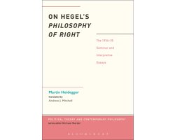 Omslag van On Hegels Philosophy Of Right