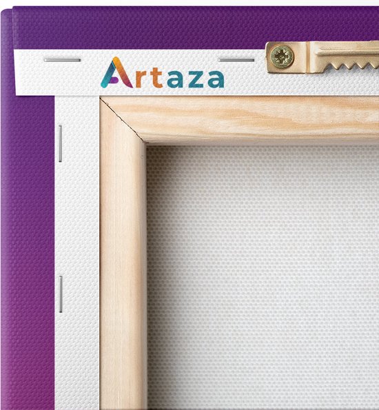 Artaza Peinture sur toile Image d'un Skyline de ville au coucher du soleil – 90 x 30 – Décoration murale – Photo sur toile – Impression sur toile