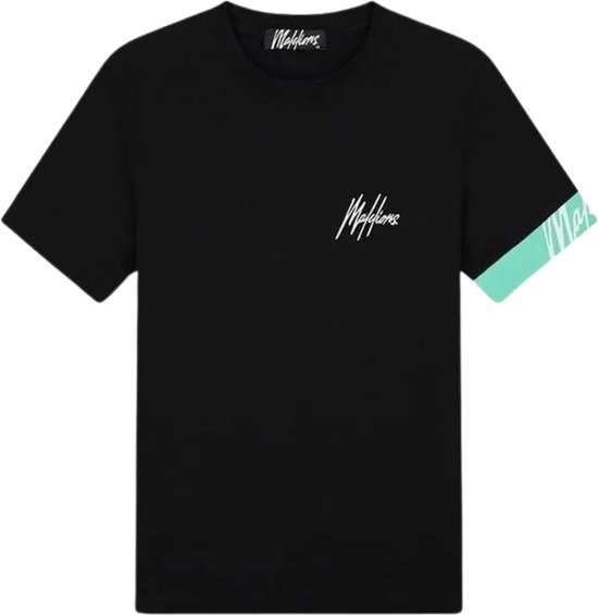 Malelions Captain T-shirt 2.0 zwart / combi, XL