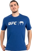 UFC Venum Classic T-Shirt Navy Blauw Wit maat XL