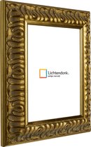 Fotolijst - Fotokader - Barok Goud - 4,6 cm breed profiel - Fotomaat 30x30 - Helder glas - Art.nr. 10691530302