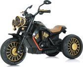 Elektrische Kindermotor Enduro - Chopper - Kindermotor 6V - Accu motor - 2 tot 6 jaar - Met verlichting en muziek - Zwart