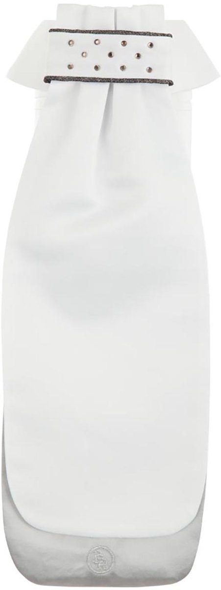 BR - Plastron Modena - Satijn - Wit - M