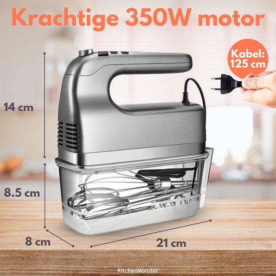 Breville Handy Mix Scraper : Mélangeur à Main 9 Vitesses Inox - Neuf