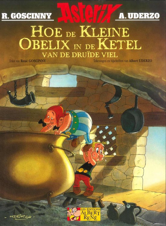 Boek cover Asterix special 01. hoe de kleine obelix in de ketel van de druide viel van Albert Uderzo