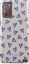 BURGA Telefoonhoesje voor Samsung Galaxy Note 20 - Schokbestendige Hardcase Hoesje - Love Me Right