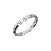 Zilveren Dames ring met zirkonia - Dames ring - Zilver 925 - Alledaags Zilver Zirkonia Ring - Amona Jewelry