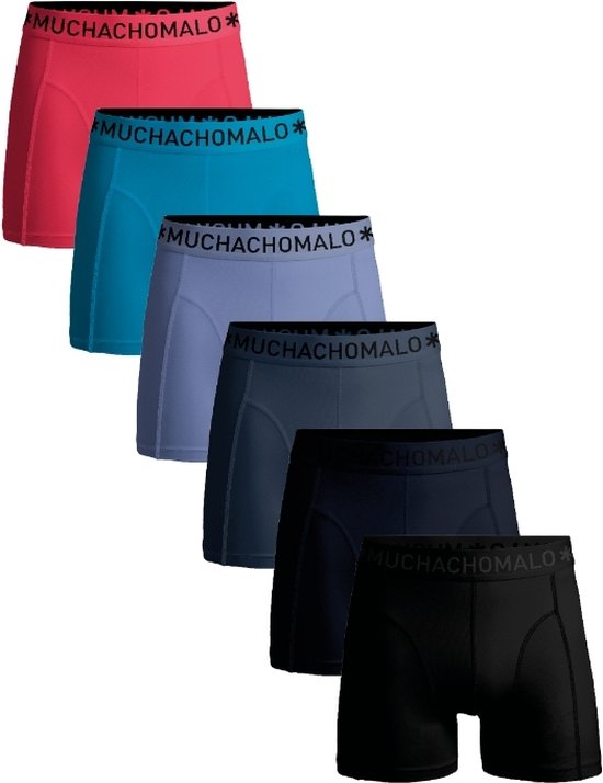 Muchachomalo Heren Boxershorts - 6 Pack - Maat XL - 95% Katoen - Mannen Onderbroeken
