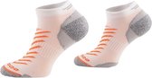 Comodo Sportsokken Polyamide RUN8 - Wit/Oranje - Maat 39-42