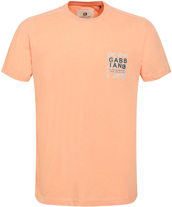 Gabbiano T-shirt Jersey T Shirt Met Print 154526 972 Soft Peach Mannen Maat - 3XL