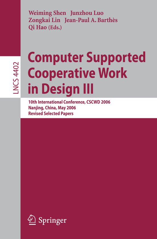 Computer Supported Cooperative Work In Design Iii - cover