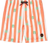 SHIWI boys swim shorts flipflops Zwembroek - neon orange - Maat 98/104