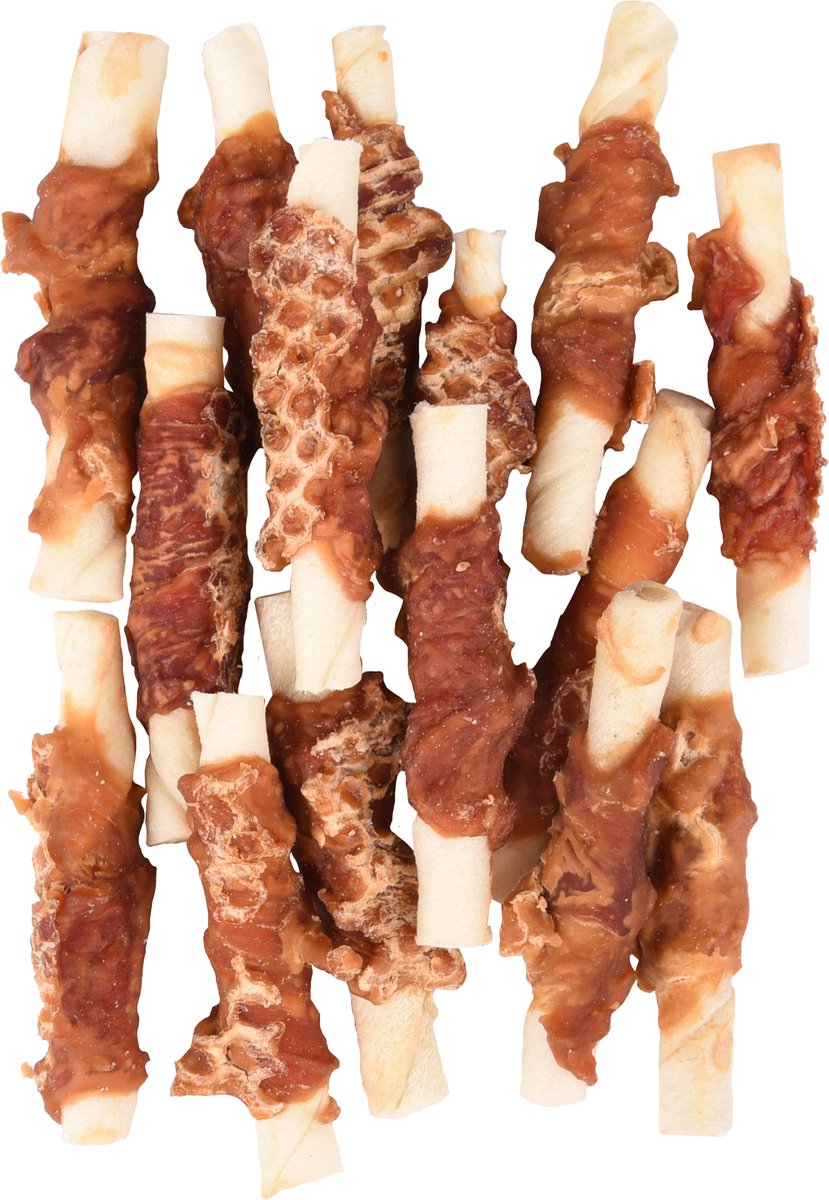 Flamingo R'hide - Snack Honden - R'hide Staaf Met Eend 7/8mm 6cm 15st 100g - 15st