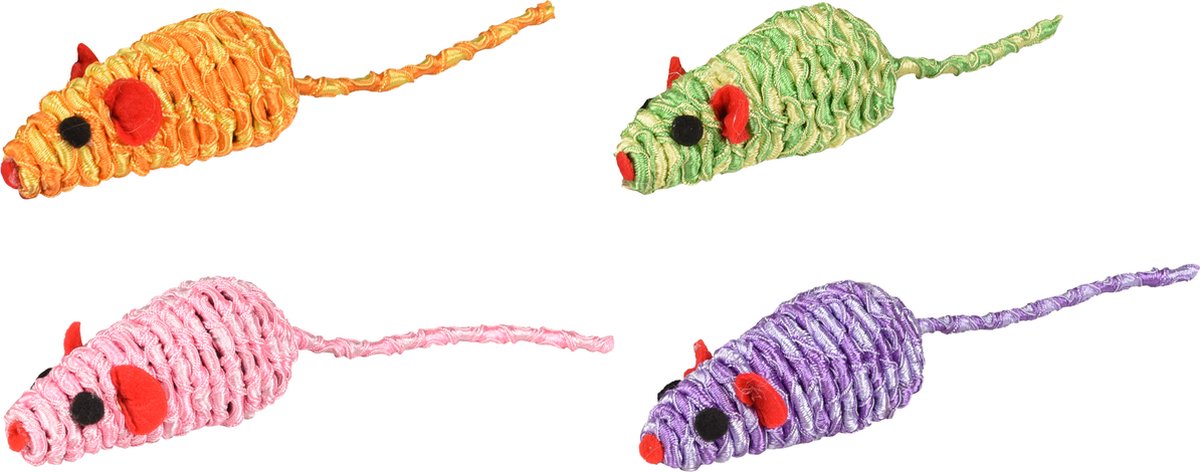 Flamingo Zyra - Speelgoed Katten - Ps Muis Zyra Assortiment - 2st - 128692 - 2st