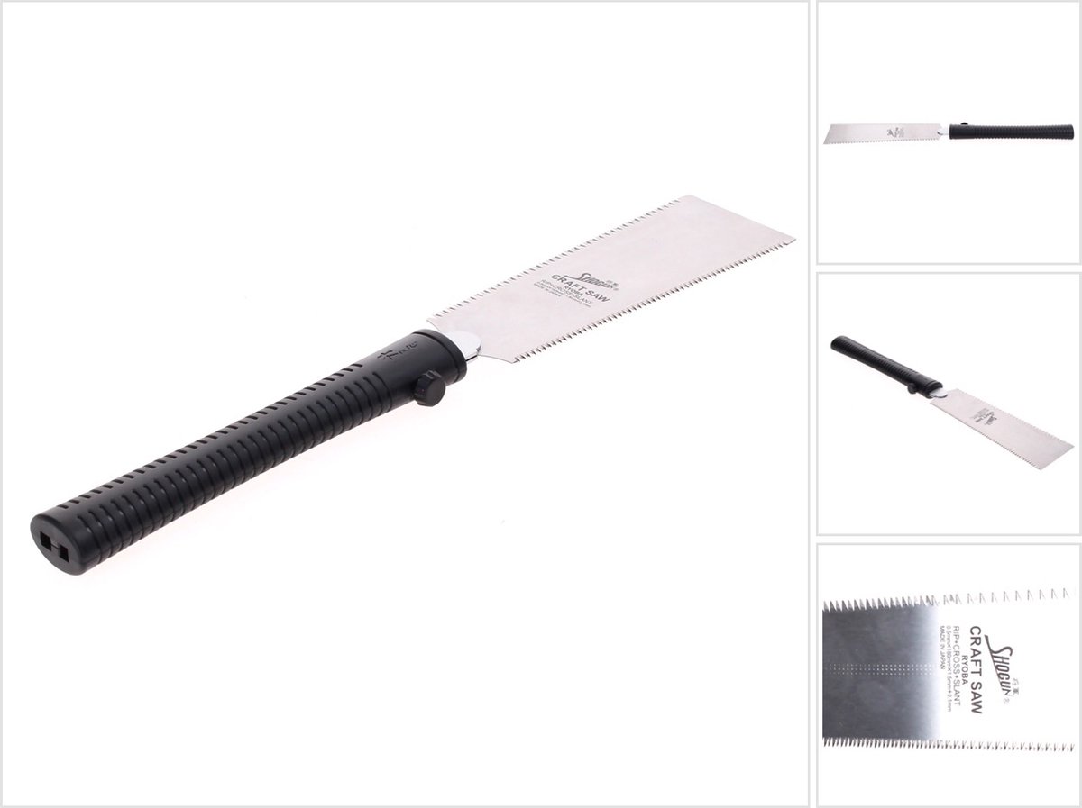 Shogun RYOBA Japanse zaag universele houttrekzaag lange steel ( M-180R ) blad 180 mm - Made in Japan
