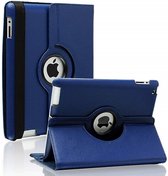 Hoes geschikt voor iPad 5 / 6 / Air 1 / Air 2 - 360° draaibare Bookcase - Donkerblauw