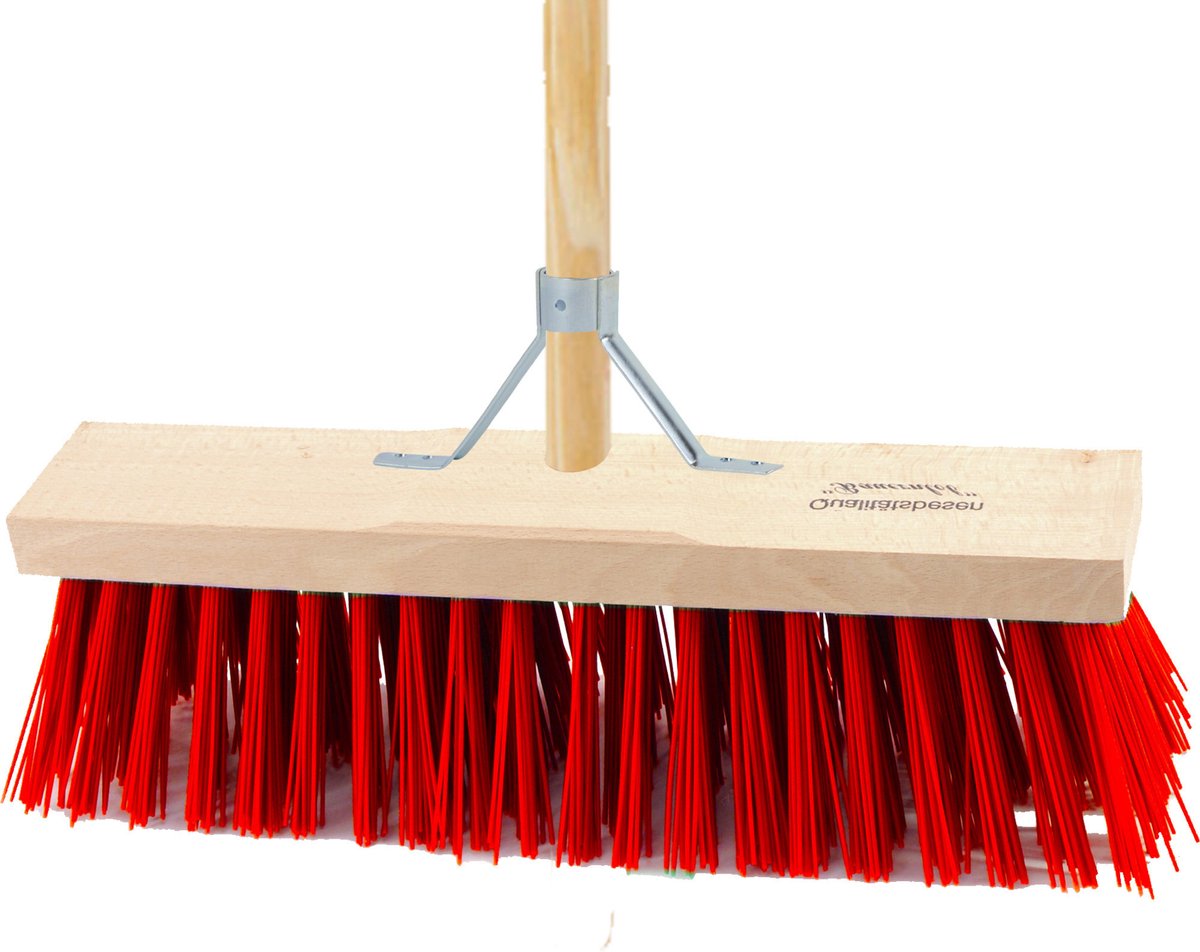 Goedkoopste Sorex Bezem buiten - 40 cm - steel 140 cm - incl. stokhouder - harde bezem - straatbezem