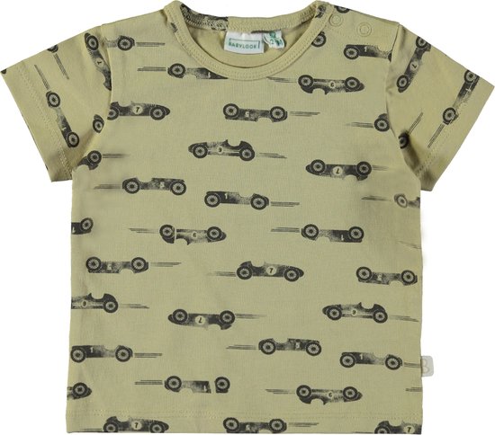 Babylook T-Shirt Korte Mouw Race Pale Olive Green 74