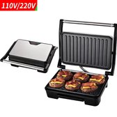 Bol.com Bolmans - Tosti Ijzers - Tosti-ijzers - Tosti Apparaat - Tosti Grill Apparaten - Dubbelzijdig - Antiaanbaklaag - Alumini... aanbieding