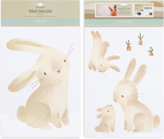 Petit néerlandais | Stickers muraux de Luxe | Baby Bunny