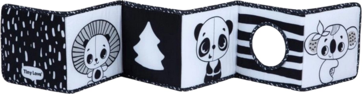 Tiny Love Double Sided Book Black & White Decor