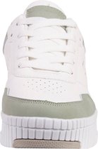 Kappa Plateau Sneaker für Damen 243236 White/Lind-41