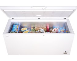 Everglades EVFR5205 - Vrieskist - 500 Liter - E Klasse - Digitaal - Wit - 5 jaar Garantie