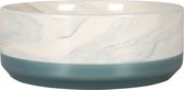 Duvoplus - Drinkbak - Hond - Eetkom Stone Cloudy Sky M - 800ml - 16x16x6cm Petrol - 1st