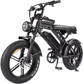 NinRyde V20 PRO - Fatbike - E Bike - 250W - 15Ah - Hydraulische Remmen Model - Met Voetsteuntjes en Phone bag